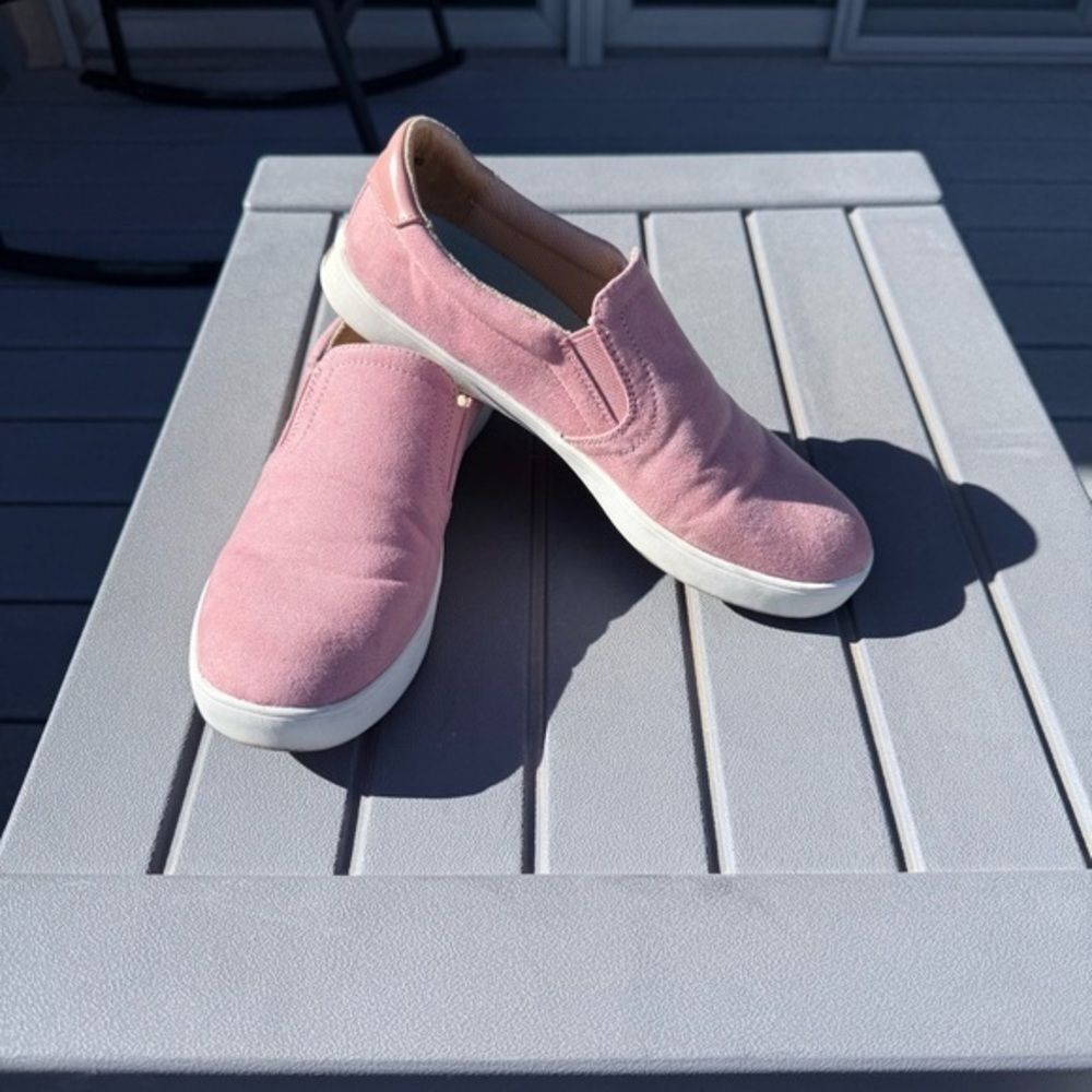 Dr. Scholl’s Madison Rose Pink Microfiber Slip-On Sneakers  7